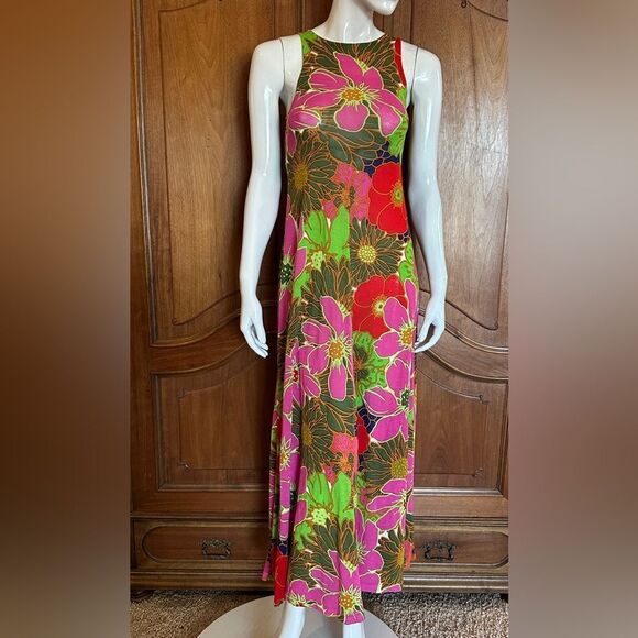 ZARA Maxi Dress LIMITED EDITION Printed Dress Size M • NEW WITH TAGS • - Picture 8 of 12